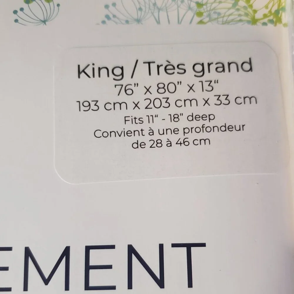New - King Size Protect-A-Bed AllerZip Smooth Mattress Encasement - Waterproof